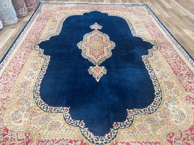 Vintage Persian Kerman Rug-5319 - 2