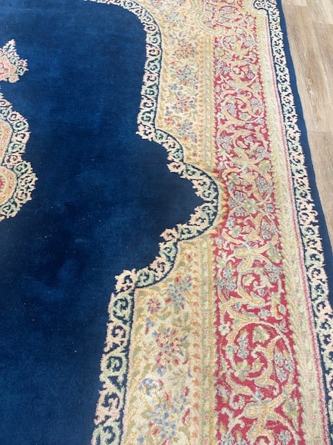 Vintage Persian Kerman Rug-5319 - 3