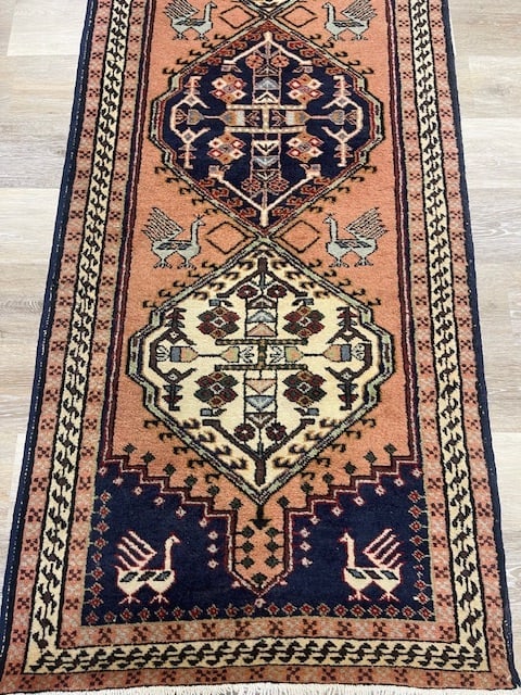 Vintage Persian Mashkin Runner-2917 - 2