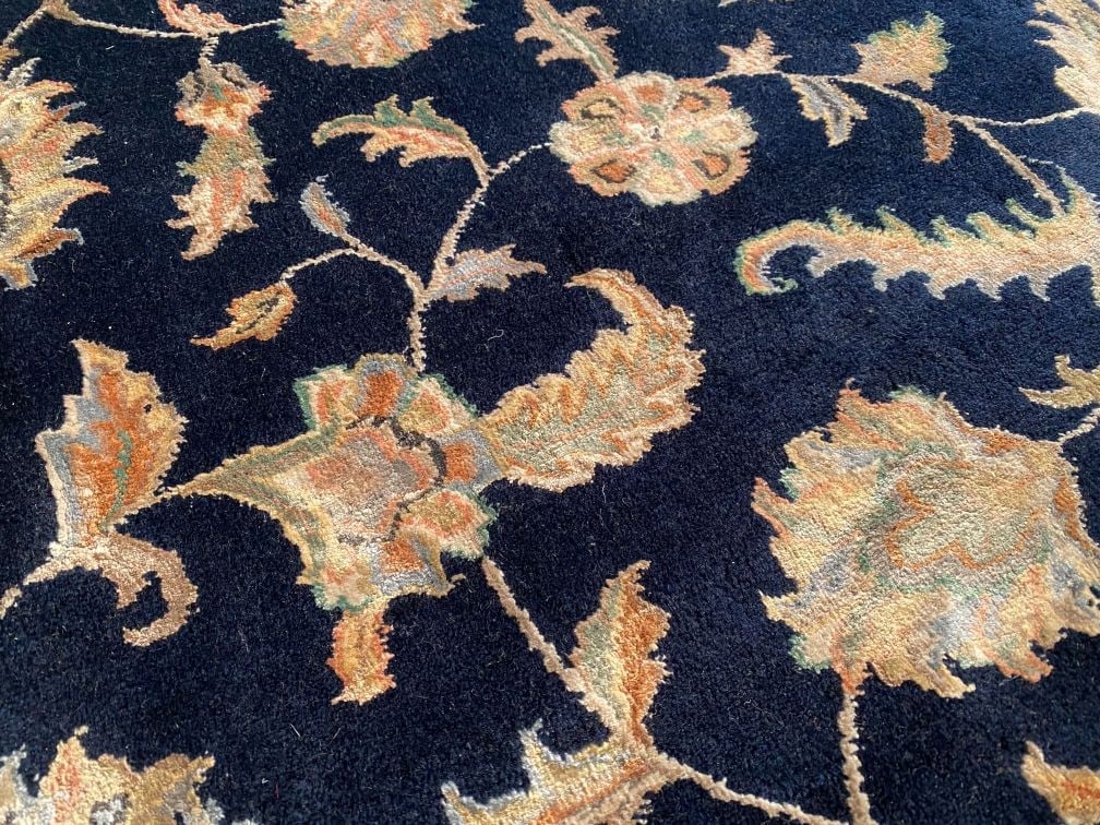 EXQUISITE SILK andWOOL MAHAL DESIGN RUG 8.9x12.2 - 6