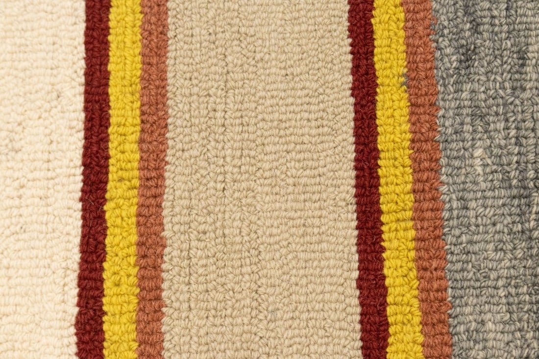 Multicolored Stripes 5X8 Hand-Tufted Modern Rug - 8