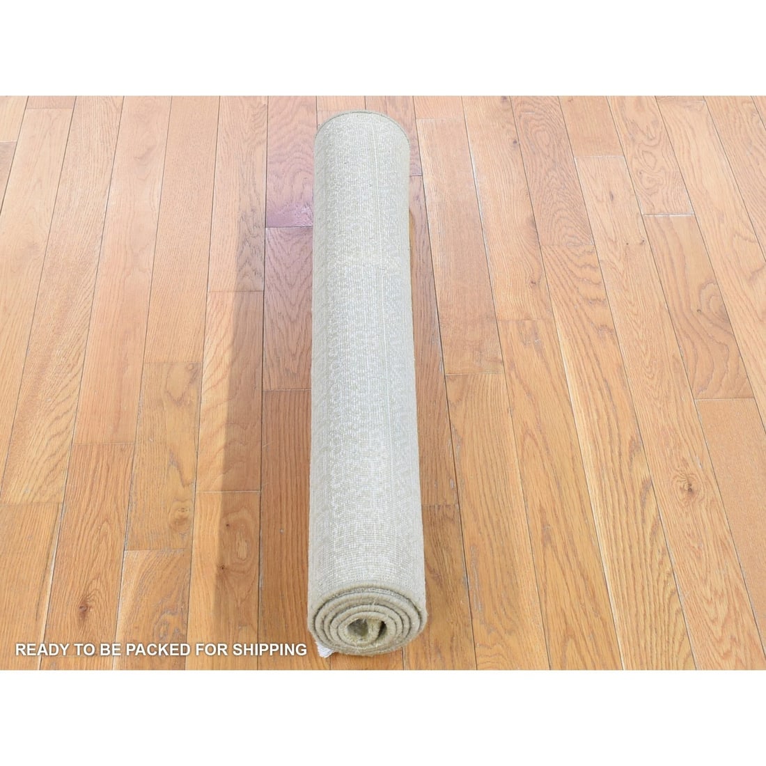 Lime Green, Wool and Silk Modern Grass Design Gabbeh, Hand Knotted Rug - 6