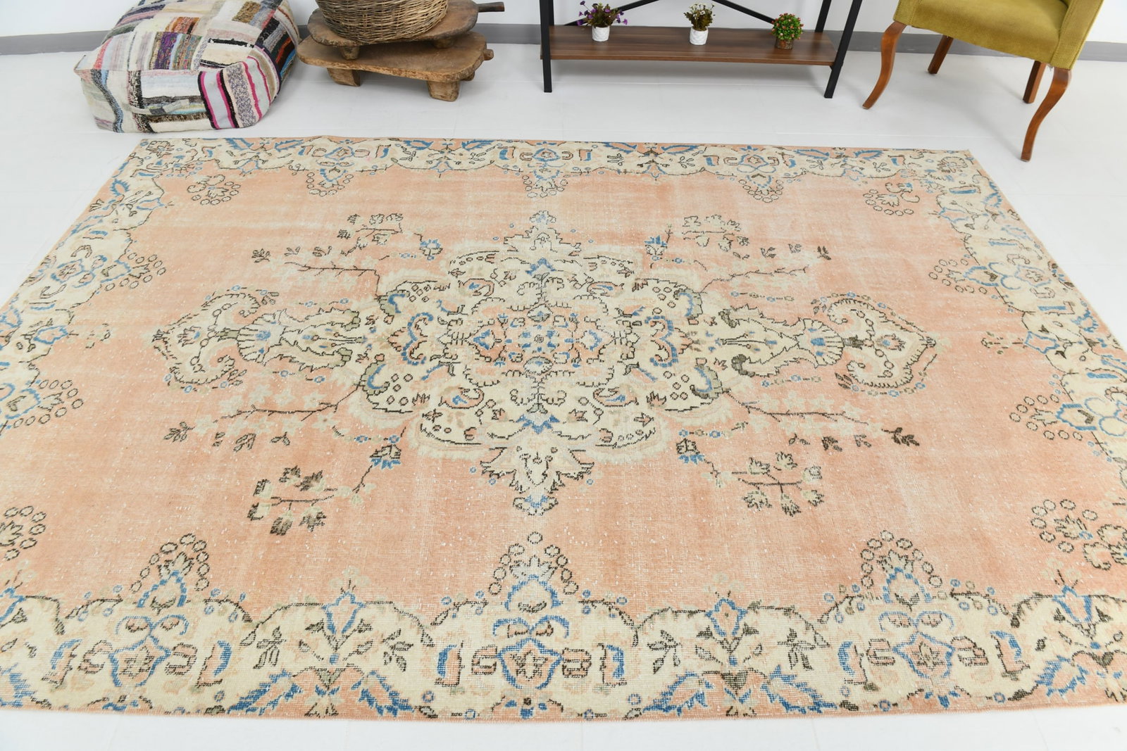 6'9'' x 10'1'' Turkish Handmade Kilim Rug - 18687 - 3