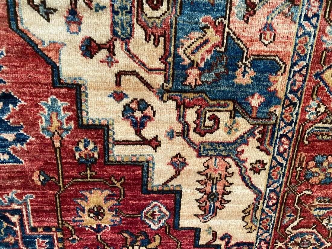 STUNNING FINE SERAPI RUG 5'.1"x7' - 3