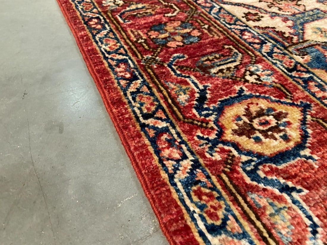 STUNNING FINE SERAPI RUG 5'.1"x7' - 5