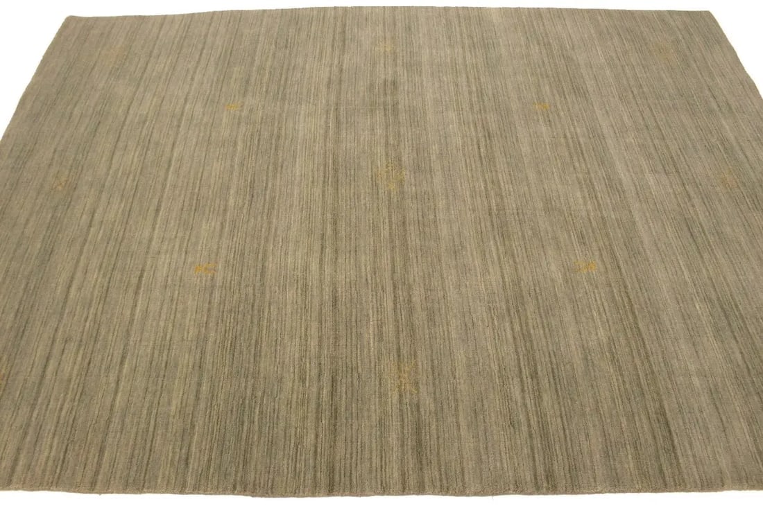 Tan Beige Tribal 6X8 Lori Gabbeh Oriental Rug - 7