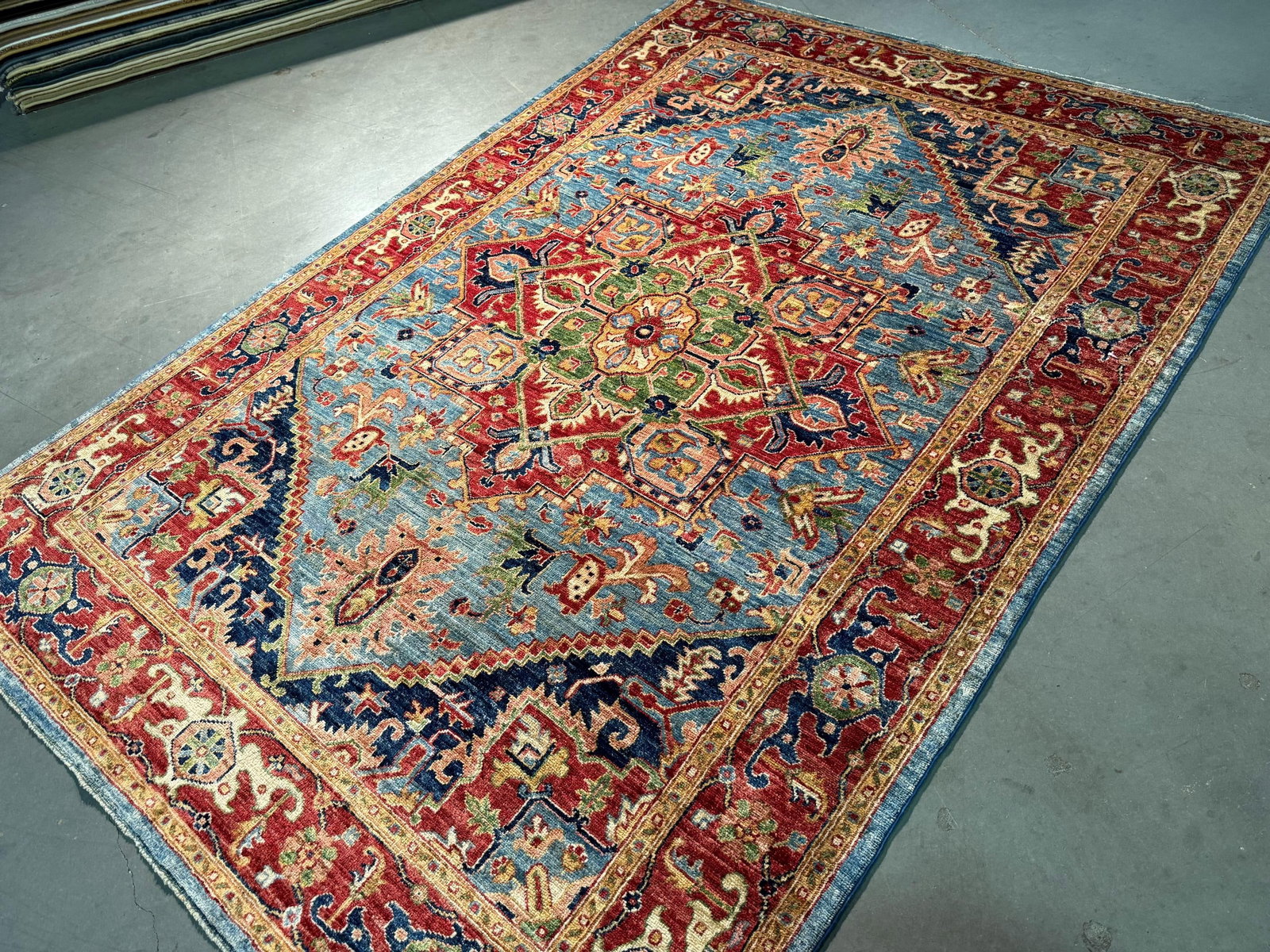 Fine Super Kazak Rug 5.6x8 - 6