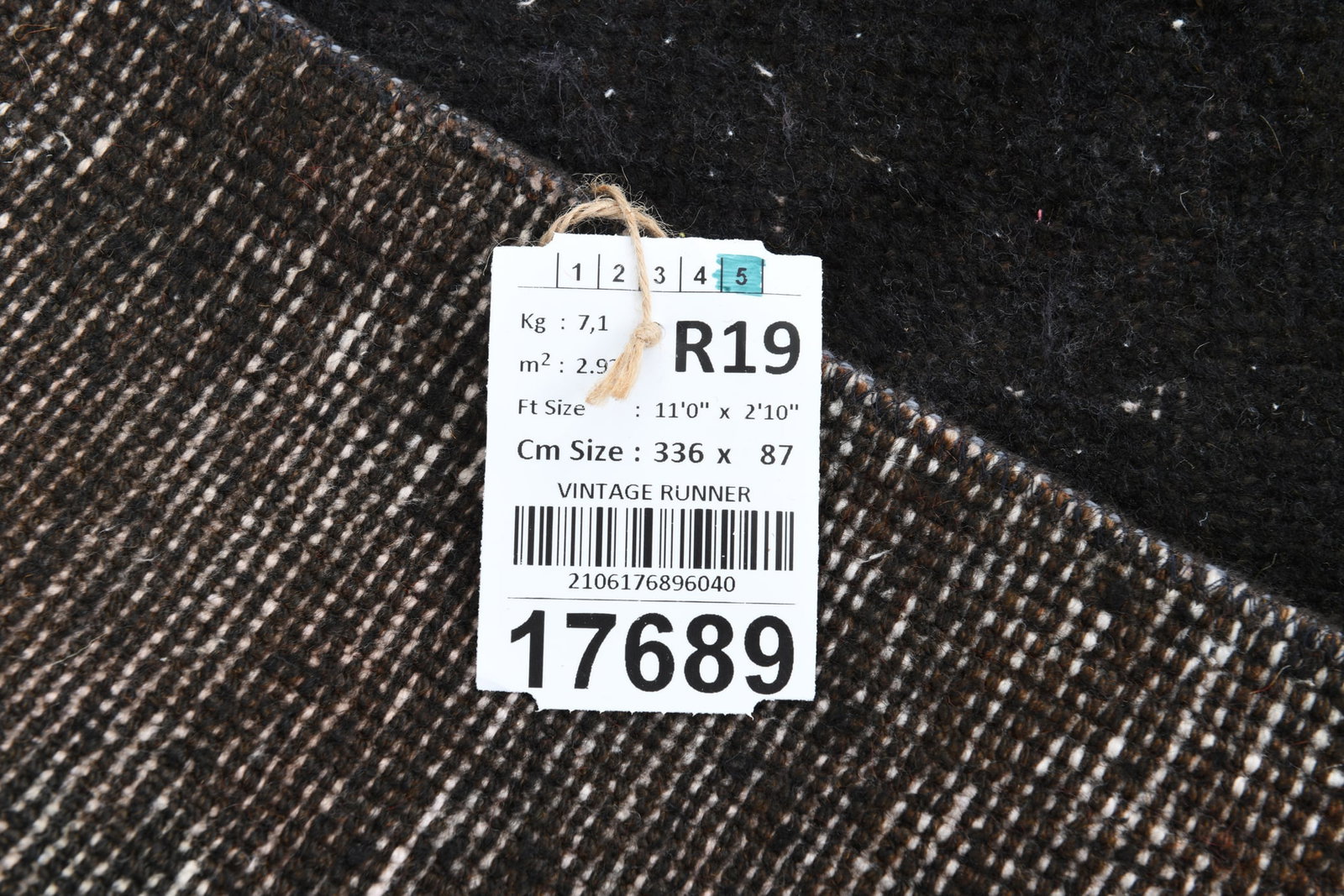 2'10'' x 11'0'' Turkish Handmade Kilim Rug - 17689 - 16