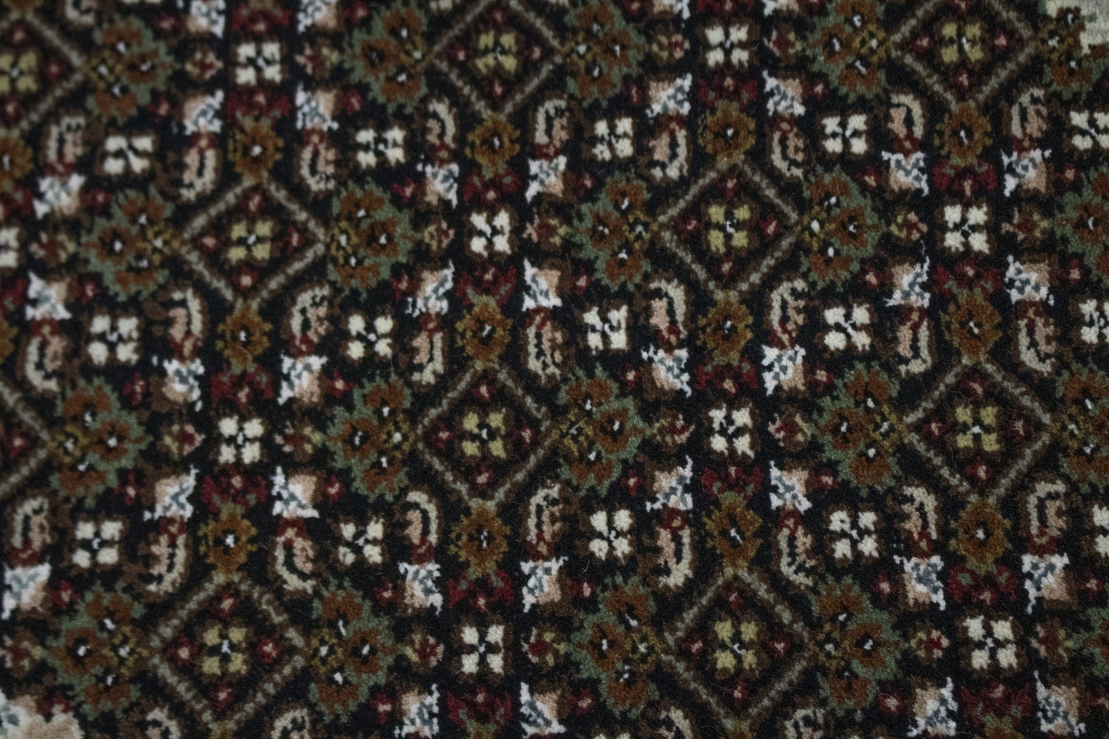 Black Floral 6X8 Tabriz Fish Mahi Oriental Rug - 8