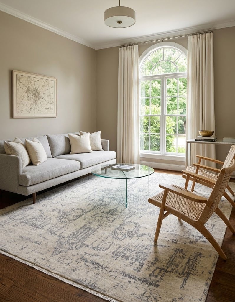 Contemporary Distressed 8X10 Modern Oriental Rug - 2