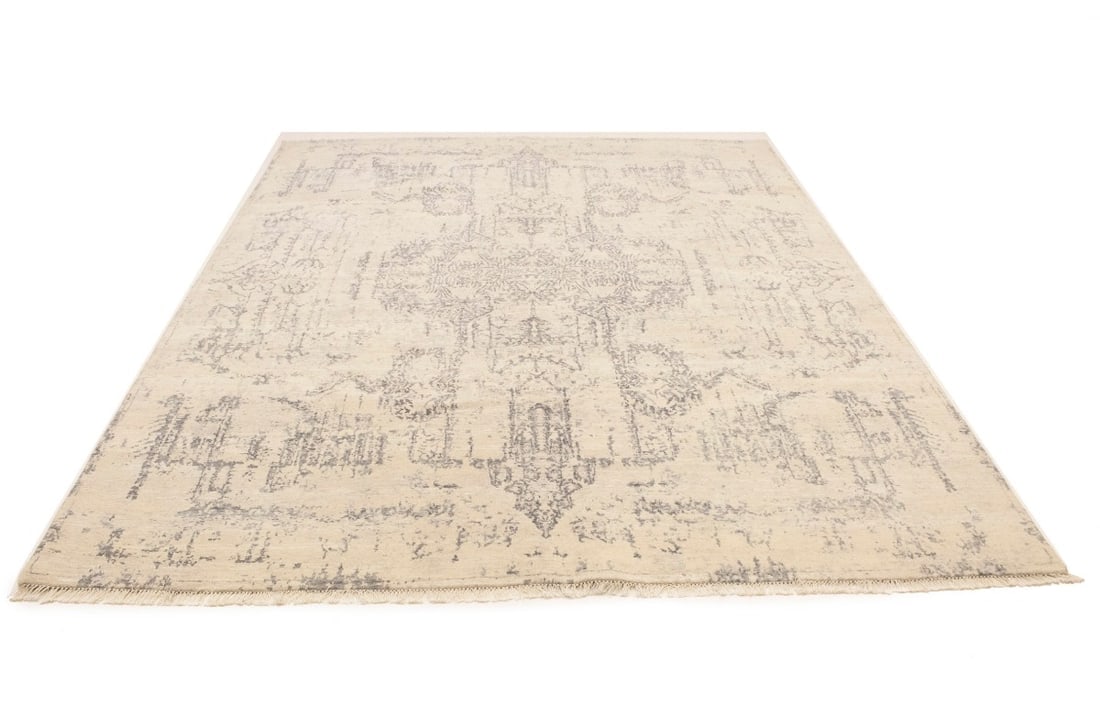 Contemporary Distressed 8X10 Modern Oriental Rug - 7