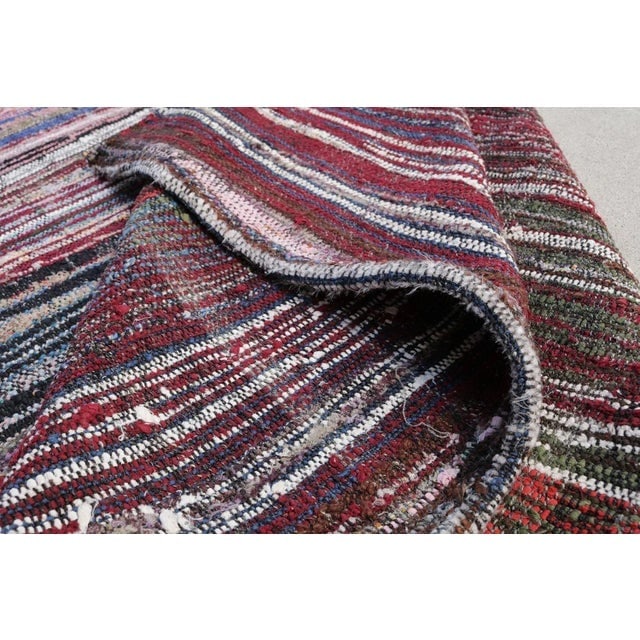 Rare village Turkish flatqwoven rug - 2
