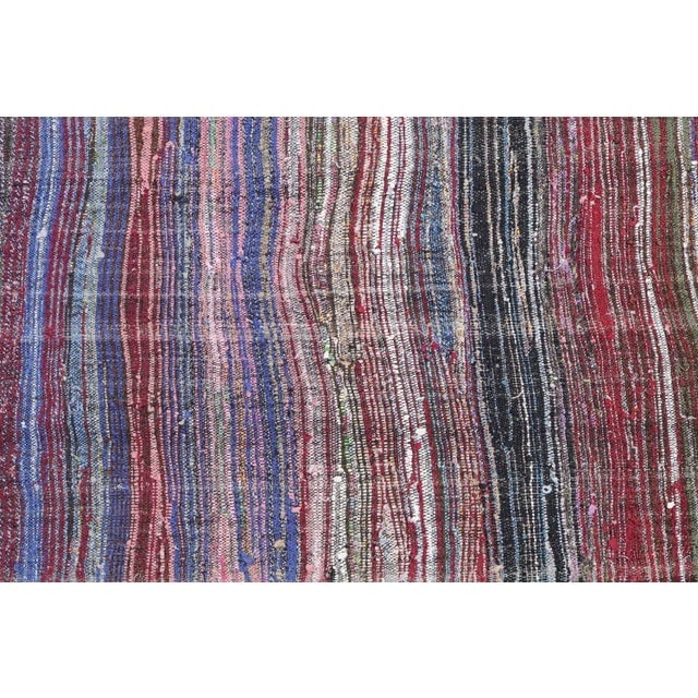 Rare village Turkish flatqwoven rug - 4