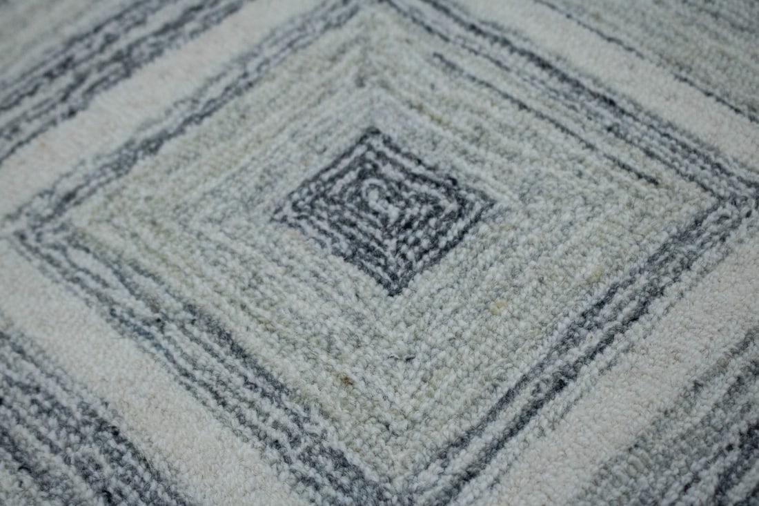 Multicolored Geometric 2X3 Hand-Tufted Modern Rug - 7