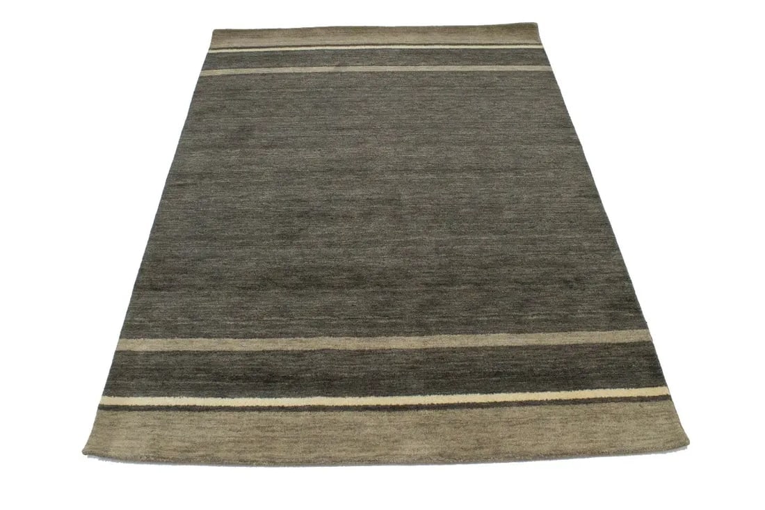 Multicolored Stripes Tribal 5X7 Lori Gabbeh Oriental Rug - 3