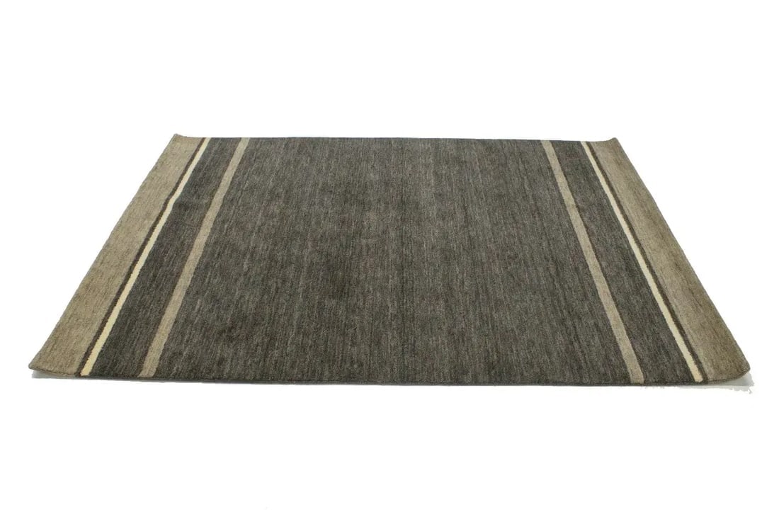 Multicolored Stripes Tribal 5X7 Lori Gabbeh Oriental Rug - 6