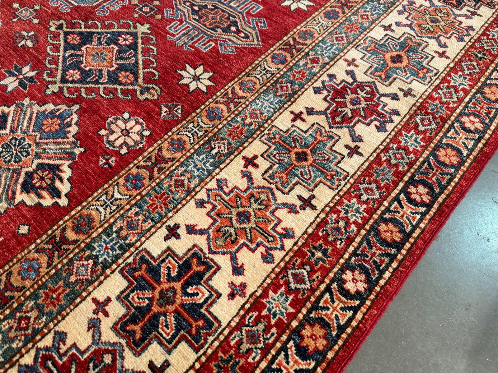 Magnificent Super Kazak Rug 8x9.9 - 5