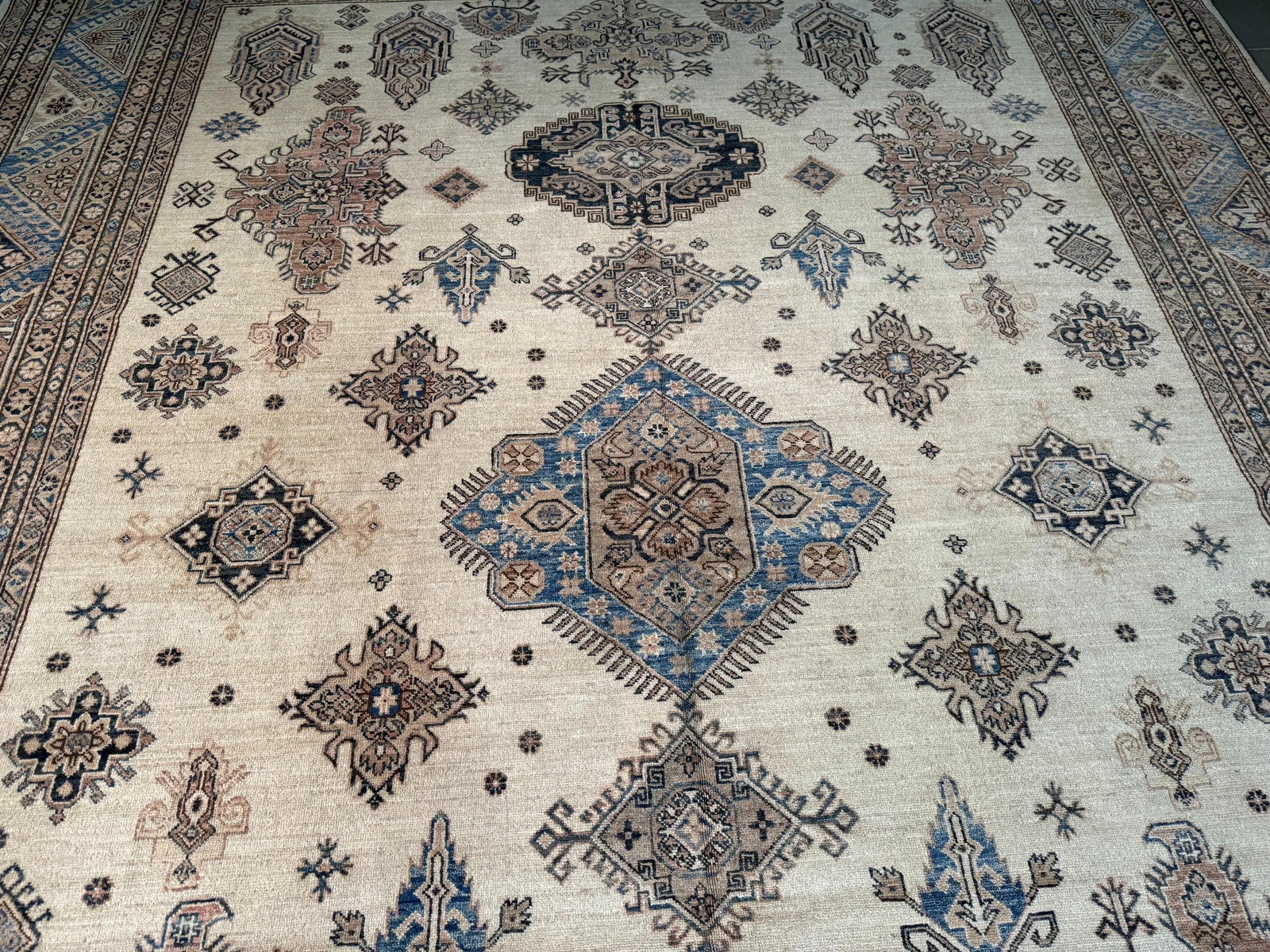 Fine Super Kazak Rug 10x13.5 - 5