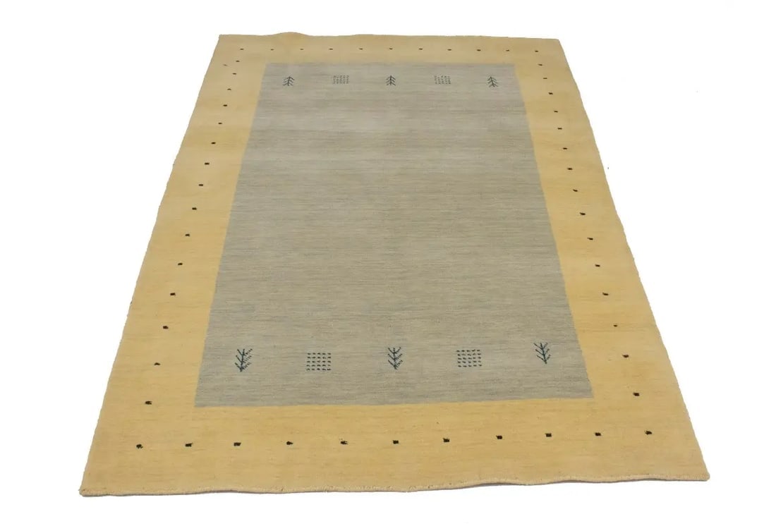 Beige Tribal 4'8X6'6 Lori Gabbeh Oriental Rug - 3