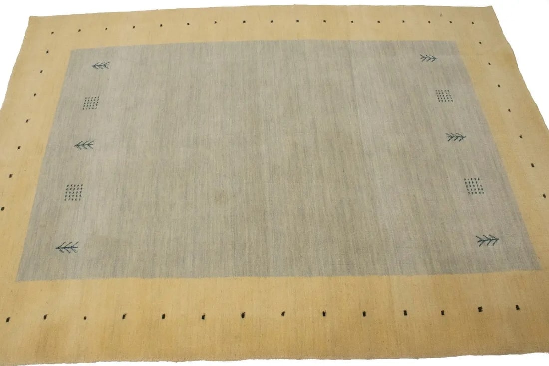 Beige Tribal 4'8X6'6 Lori Gabbeh Oriental Rug - 7