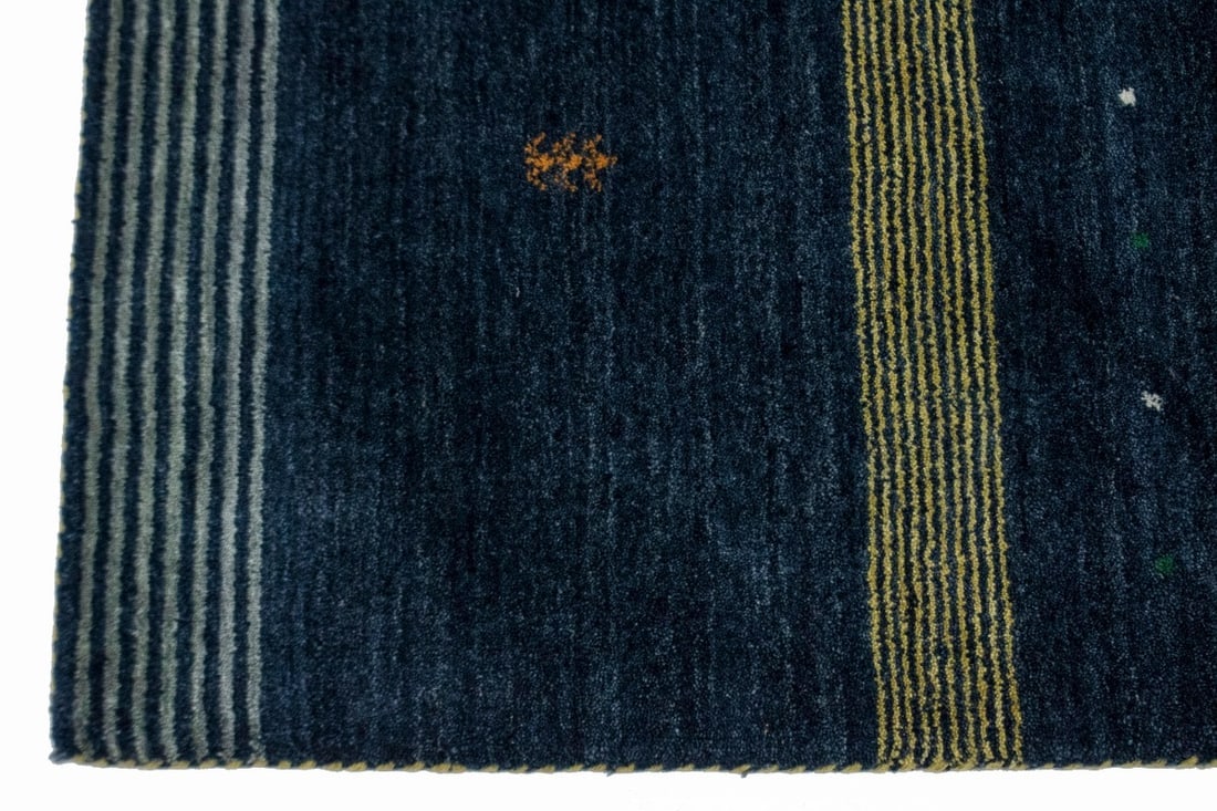 Multicolored Stripes Modern 6X8 Indo-Gabbeh Oriental Rug - 7