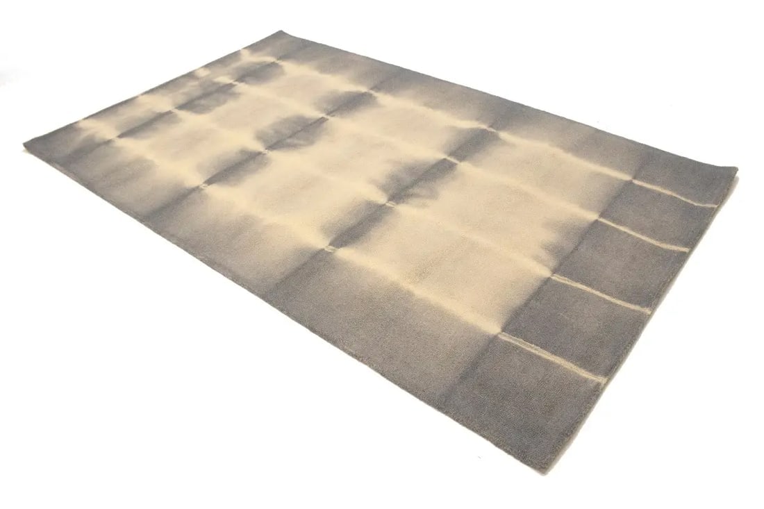 Gray Tie-Dye 5X8 Hand-Tufted Modern Rug - 3