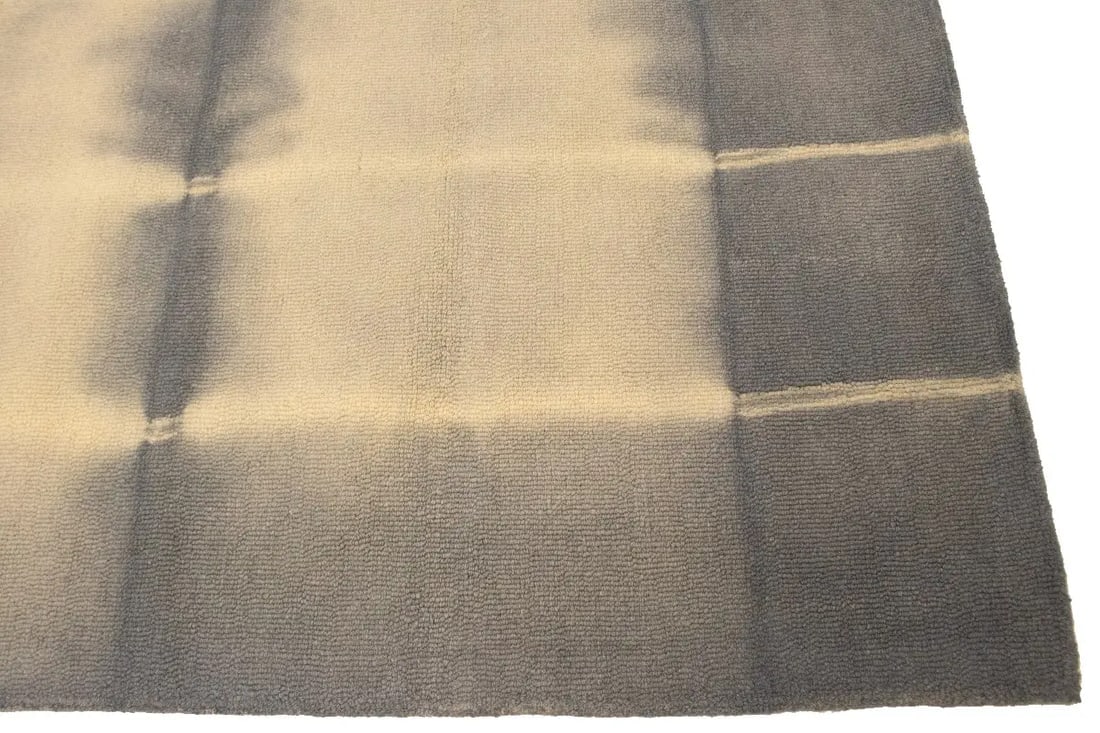 Gray Tie-Dye 5X8 Hand-Tufted Modern Rug - 8