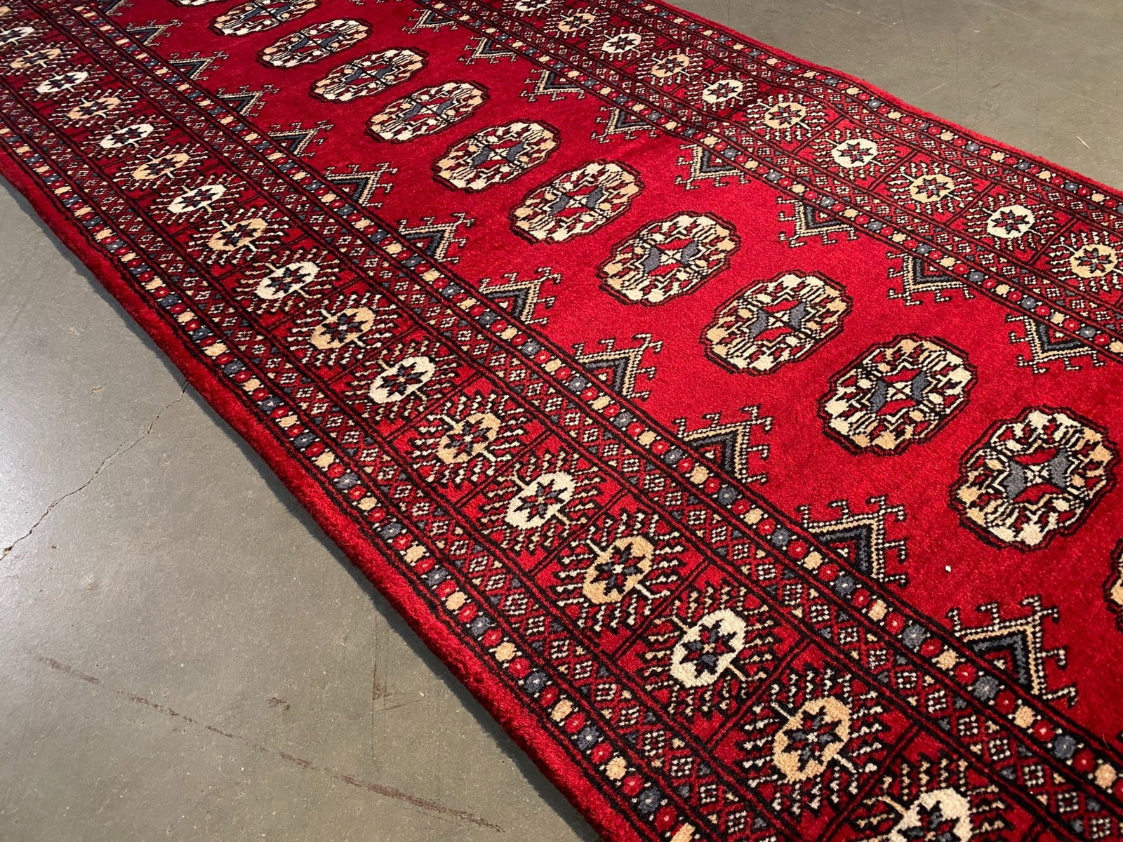 Authentic Bokhars Runner 2'.7" X 11' - 3