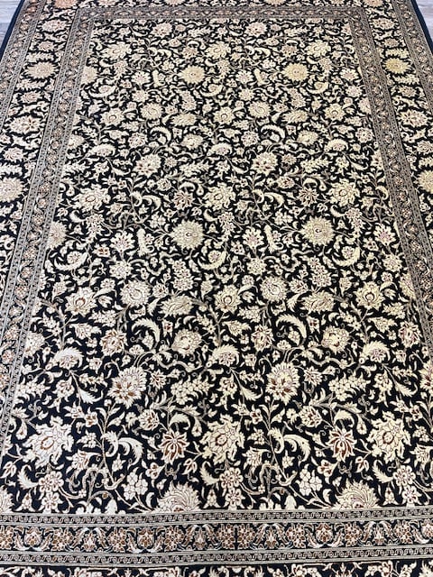 Fine Singed Persian Versace Design Silk Qum-5254 - 3