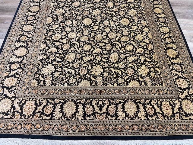 Fine Singed Persian Versace Design Silk Qum-5254 - 4