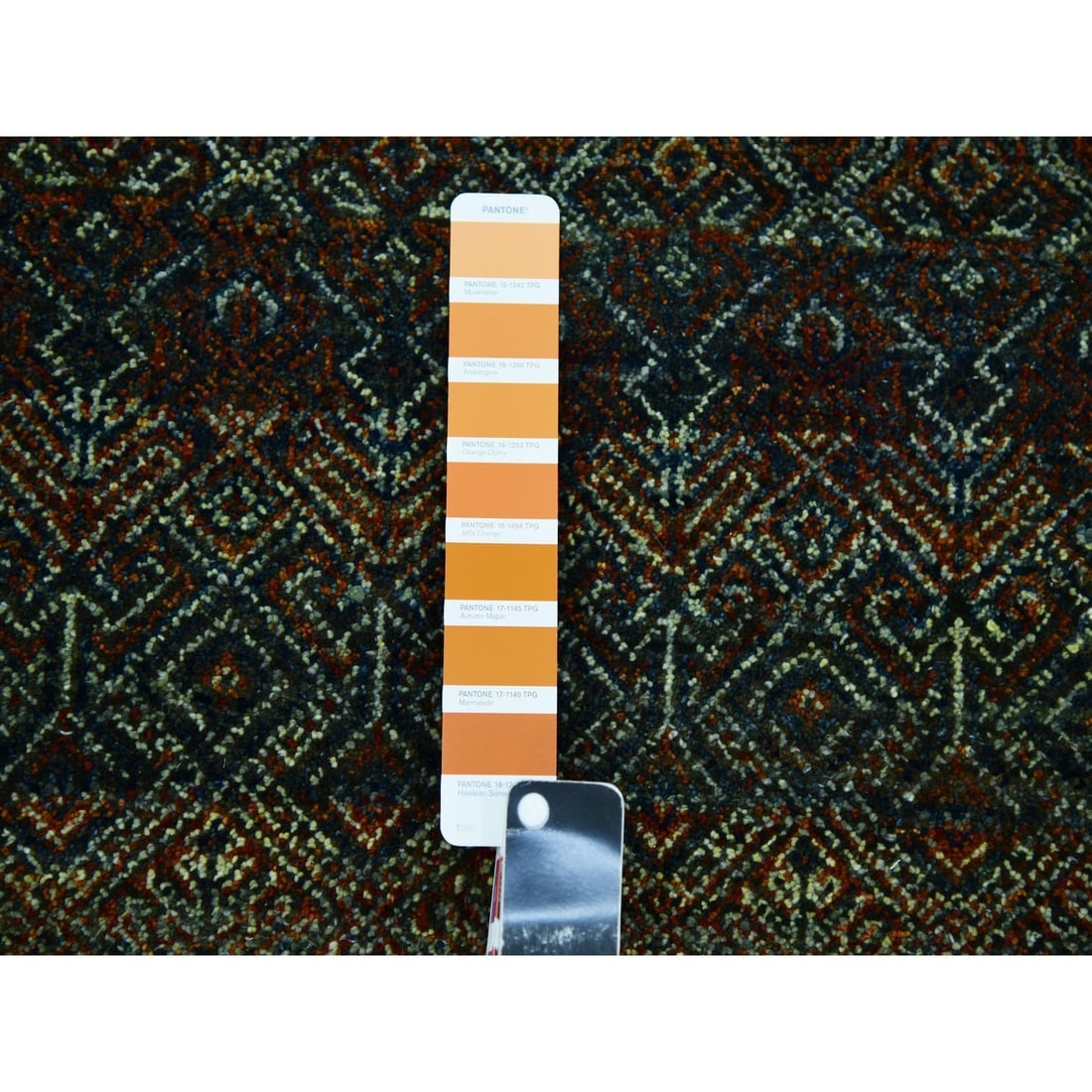 Rust Brown, Hand Knotted, Kohinoor Herat Design 100% Wool Round Rug - 7