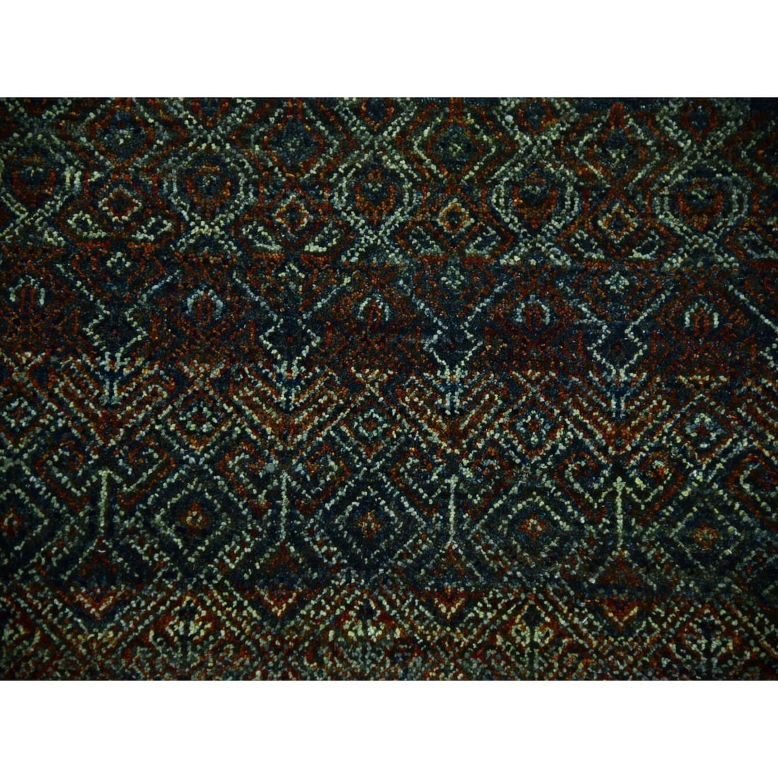 Rust Brown, Hand Knotted, Kohinoor Herat Design 100% Wool Round Rug - 8