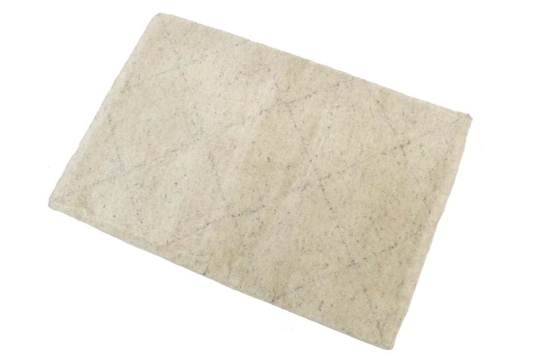 Beige Geometric Modern 2X3 Moroccan Style Oriental Rug - 5