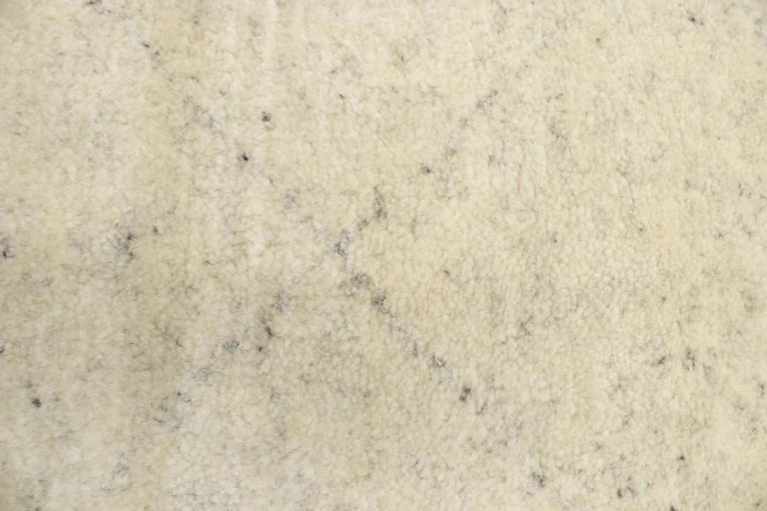 Beige Geometric Modern 2X3 Moroccan Style Oriental Rug - 7