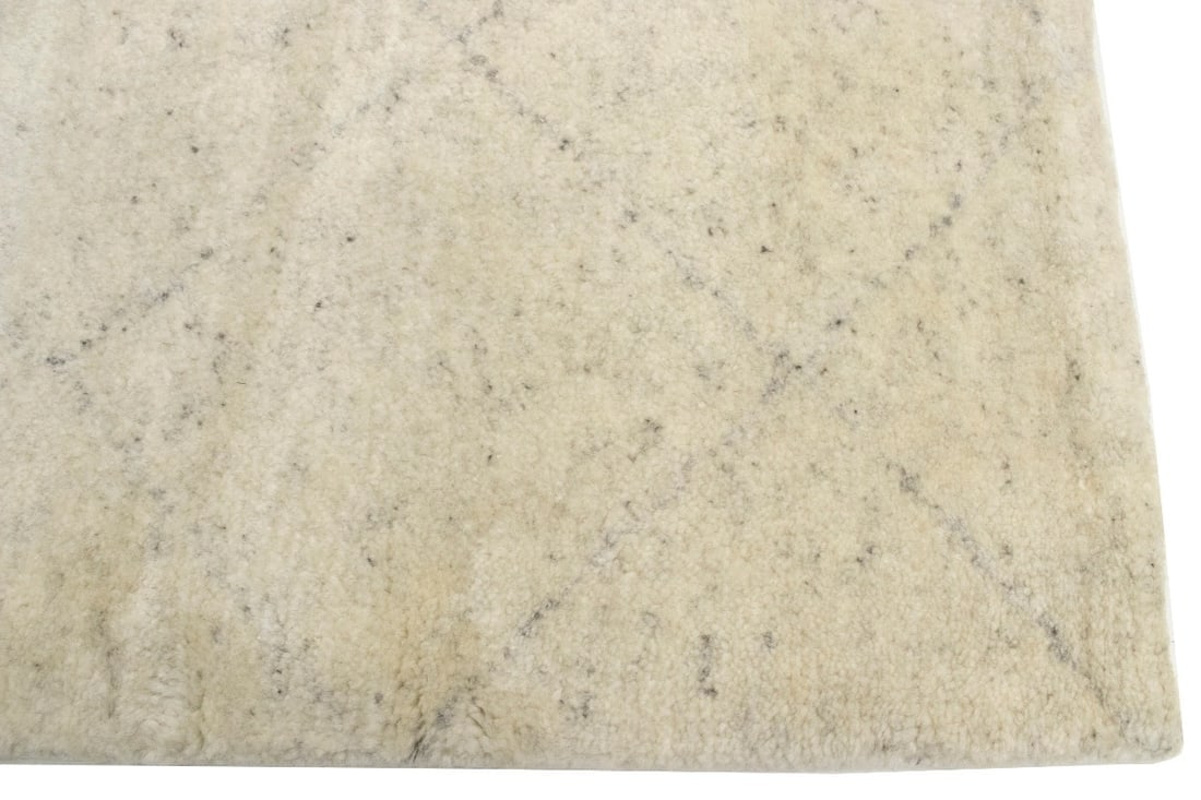 Beige Geometric Modern 2X3 Moroccan Style Oriental Rug - 8