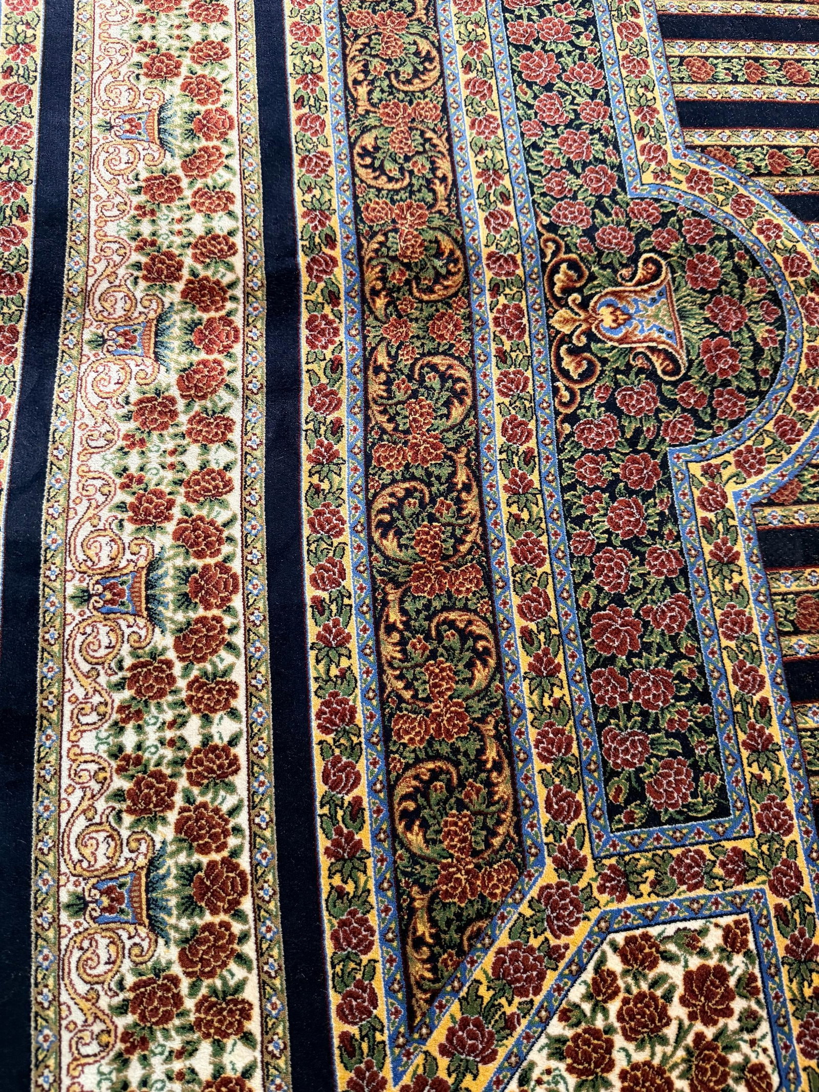 Fine Luxury Silk Rug 4.9x7.6 - 6