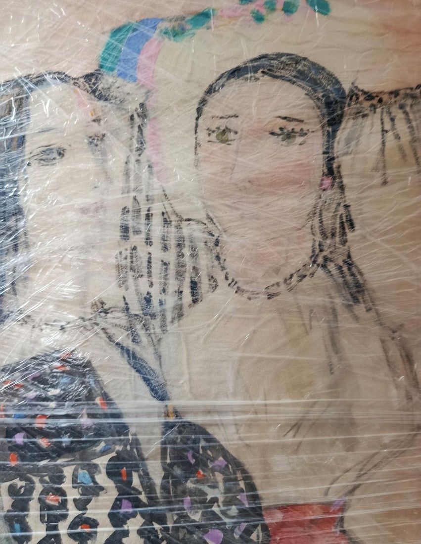 Oil painting Portrait of two girls Zoya Lerman - 3