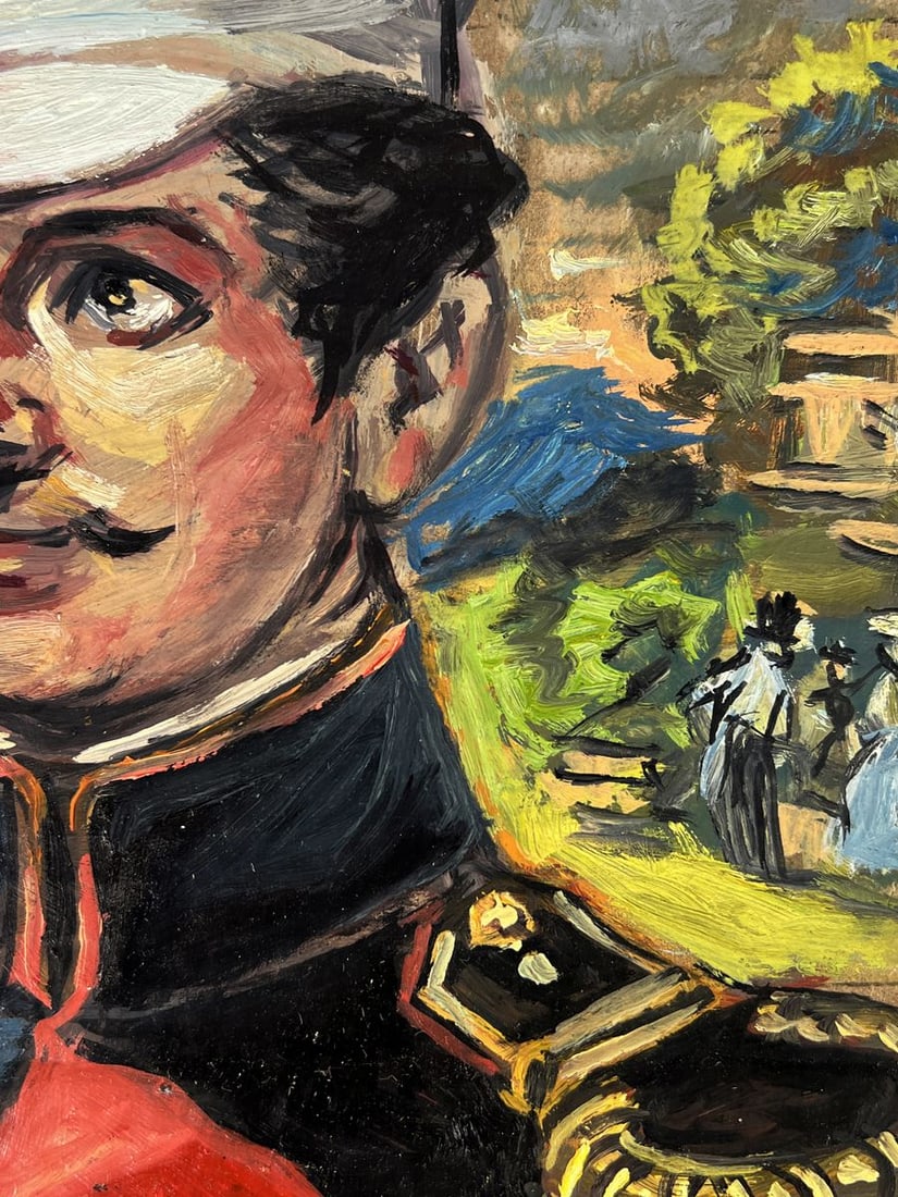 Oil painting Portrait of an officer Alexander Litvinov - 7