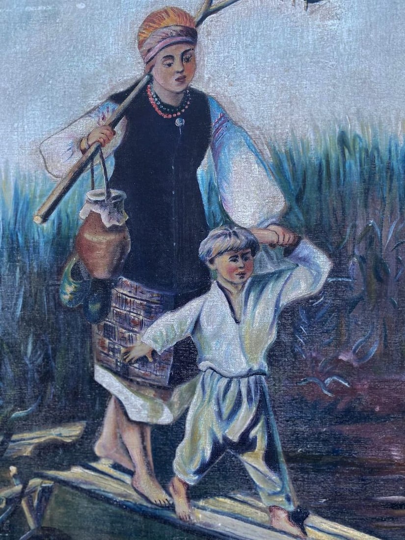 Oil painting On the masonry Unknown artist - 2