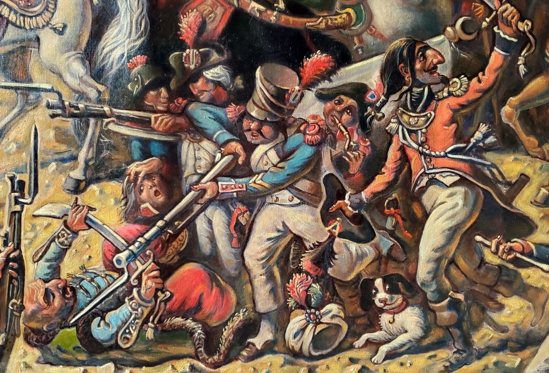 Oil painting Napoleon in Egypt Daniil Litvinov - 7