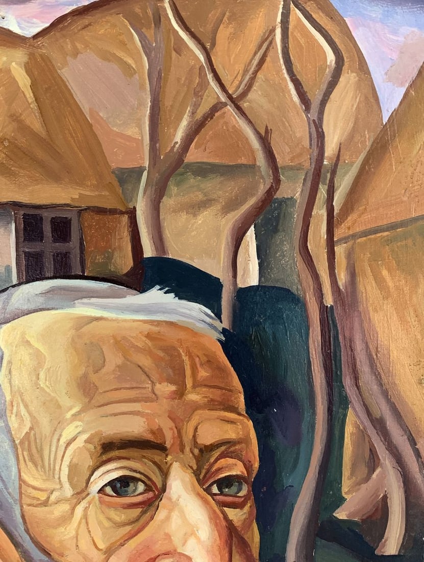 Oil painting Man in a red jacket (based on Boris Grigoriev) Victor Konotopsky - 7