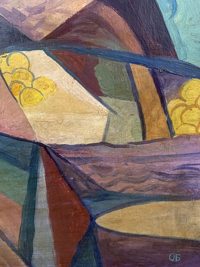 Abstract oil painting Kyiv (based on Alexandr Bogomazov) V. Konotopsky - 4