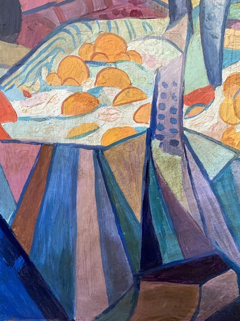 Abstract oil painting Kyiv (based on Alexandr Bogomazov) V. Konotopsky - 5