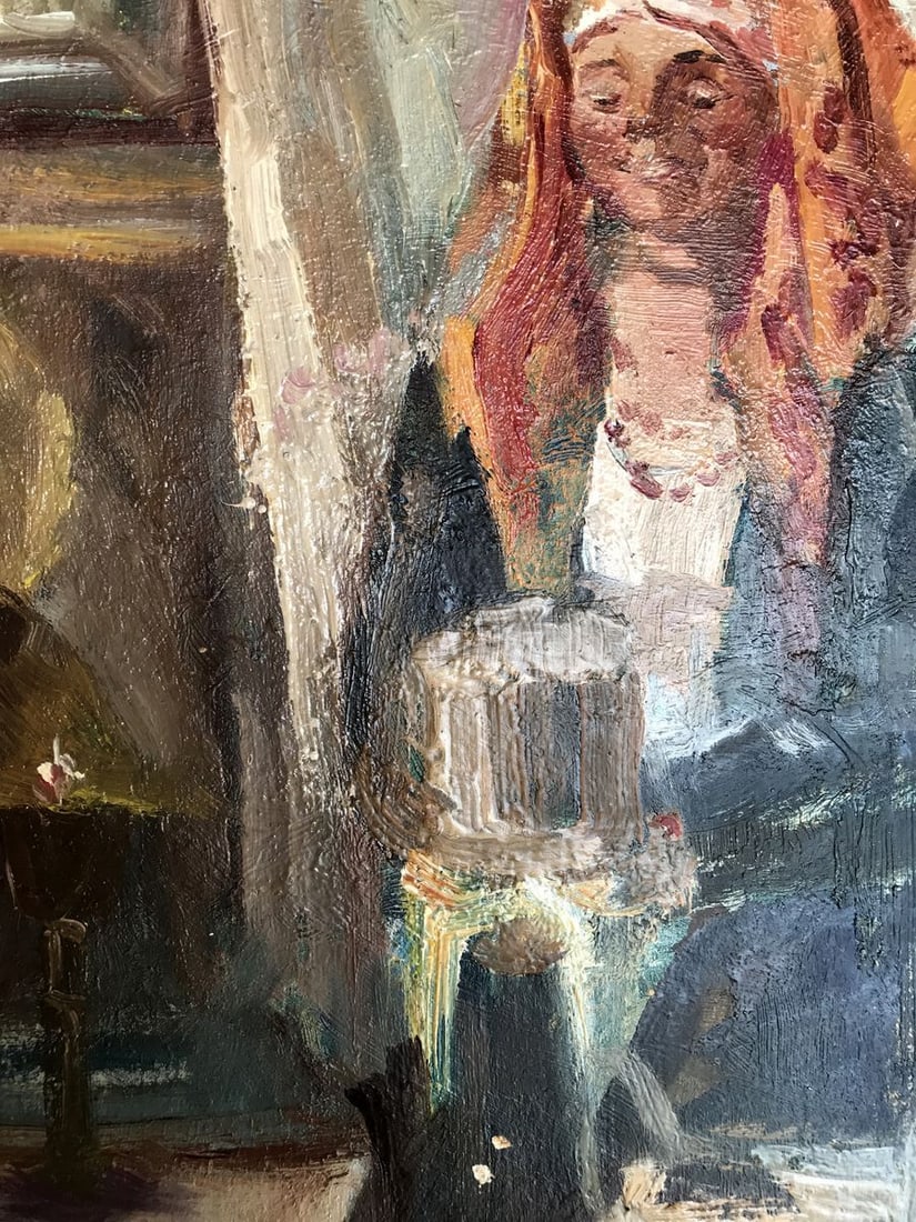 Oil painting Portrait of Grandma Unknown artist - 7