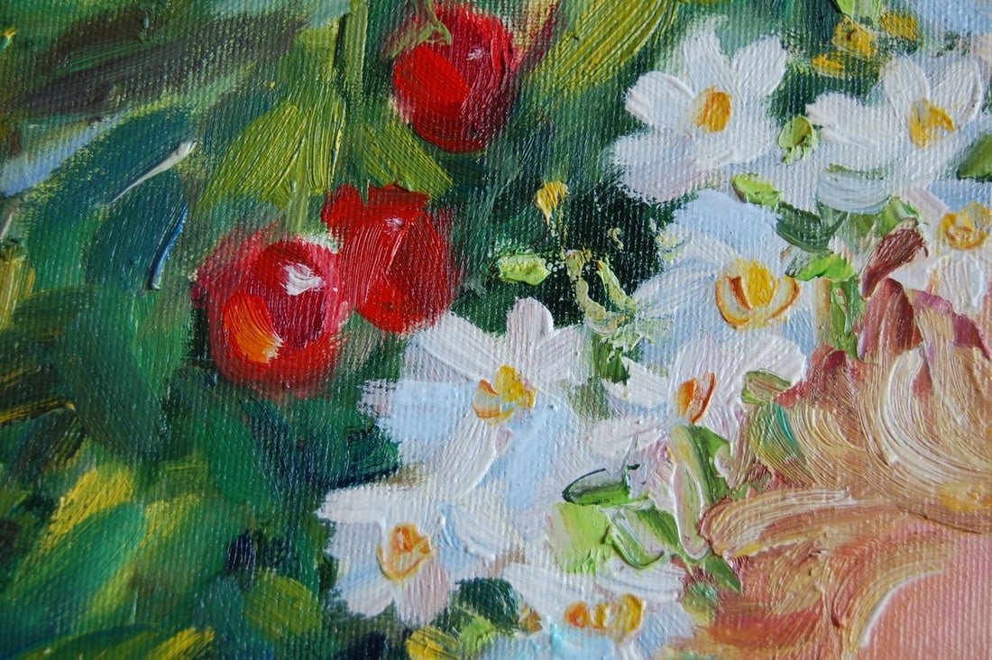 Oil painting Cherry dumplings - 3