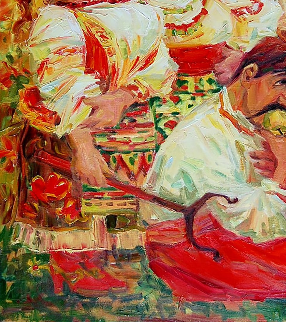Oil painting The Court of Paris Kotmin Olga - 4