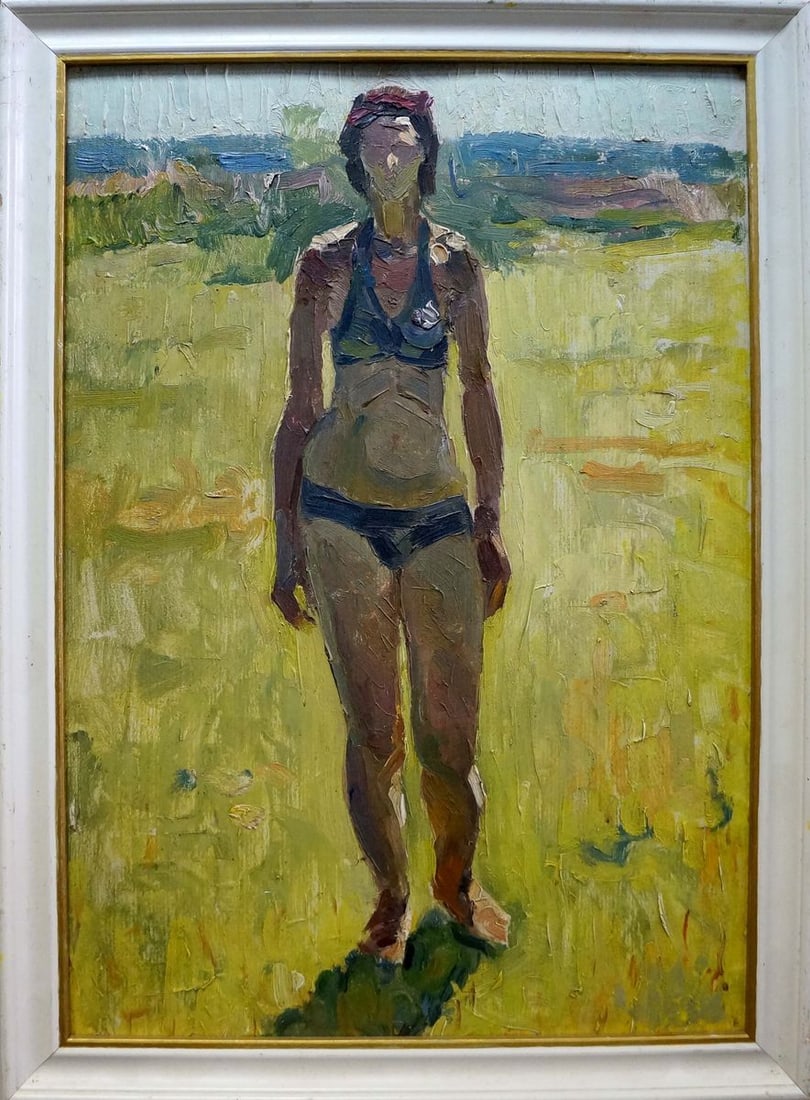Oil painting Portrait of a girl Zhurakovsky Victor Petrovich: Title: Oil painting Portrait of a girl Zhurakovsky Victor Petrovich Description: NoVerns 931 *** ABOUT THIS PAINTING *** * TITLE: "Portrait of a girl" * ARTISTS: Zhurakovsky Victor Petrovich * SIZE:
