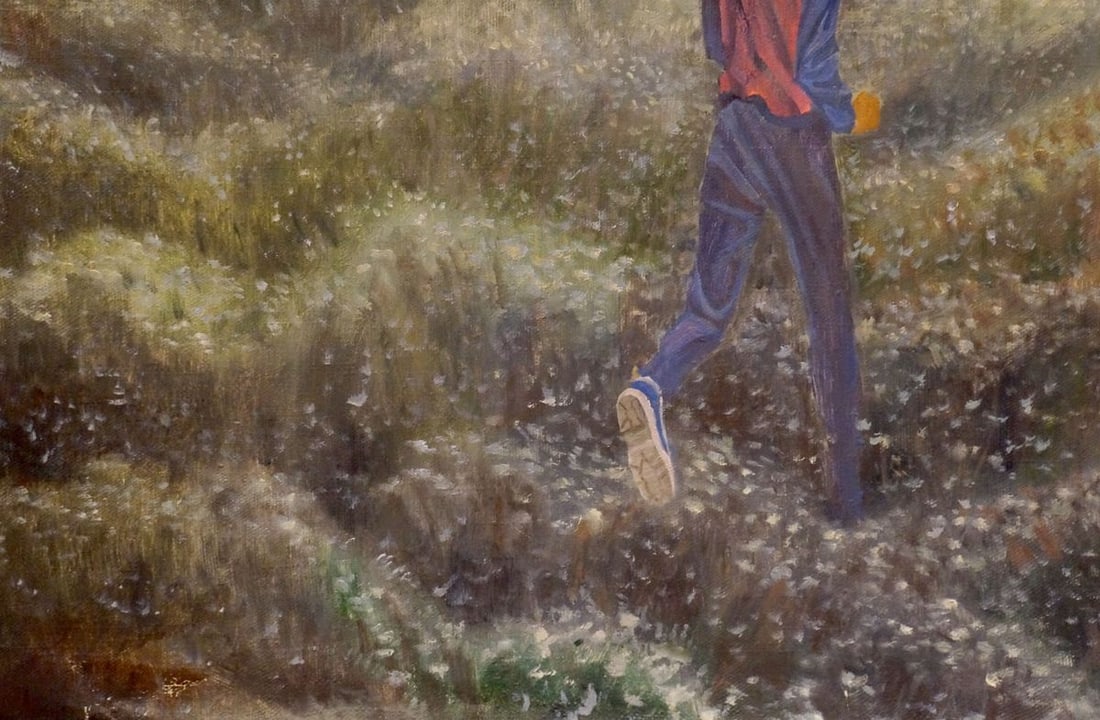 Oil painting Boy in the field Chernikov Nikolay Vladimirovich - 2