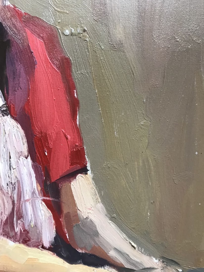 Oil painting Portrait of a boy Unknown artist - 7