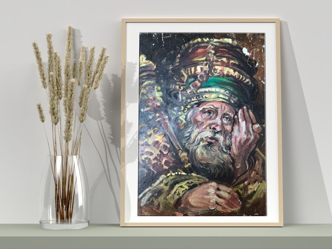 Oil painting Portrait of a king Alexander Arkadievich Litvinov - 2